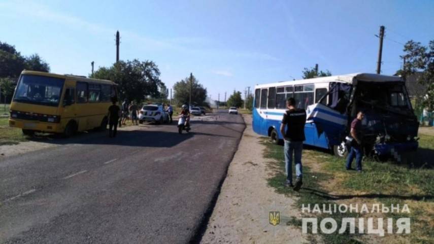 На Одесщине столкнулись маршрутки: 19 человек пострадали