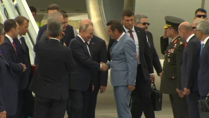 Владимир Путин прибыл в Анкару