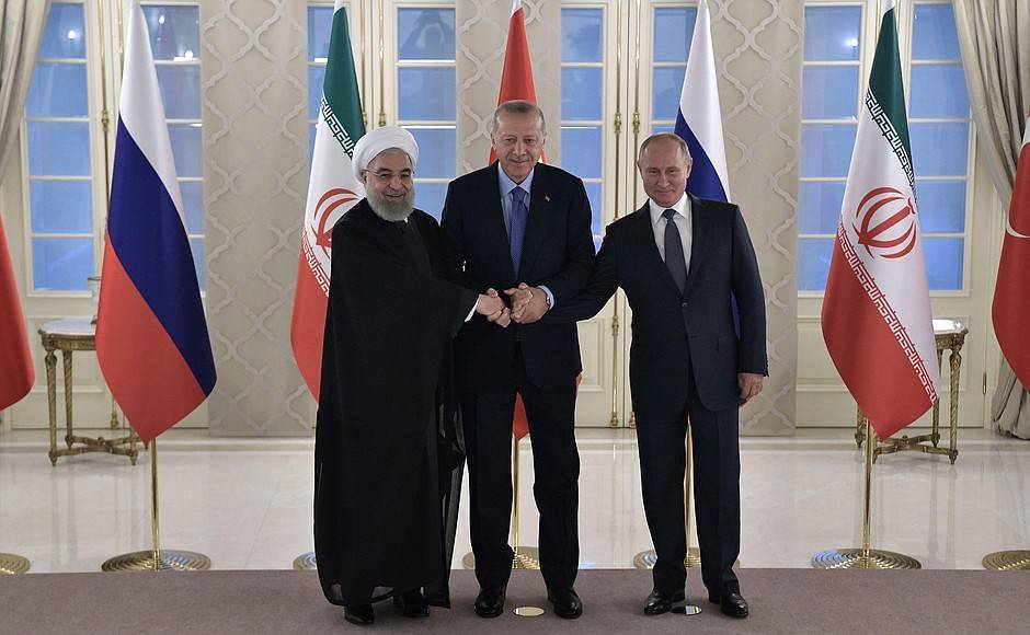Песков: РФ, Турция и Иран не планируют военную операцию в Сирии