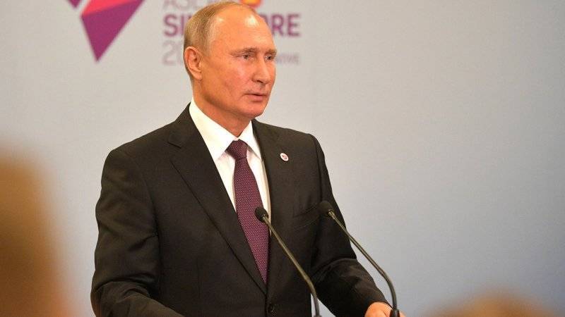 Путин заявил о недопустимости разделения Сирии на зоны влияния
