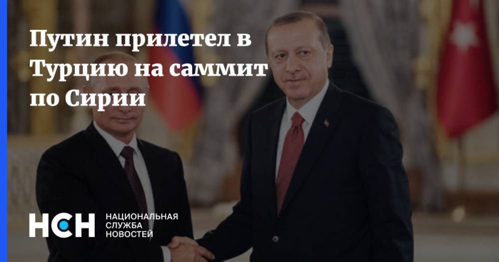 Путин прилетел в Турцию на саммит по Сирии
