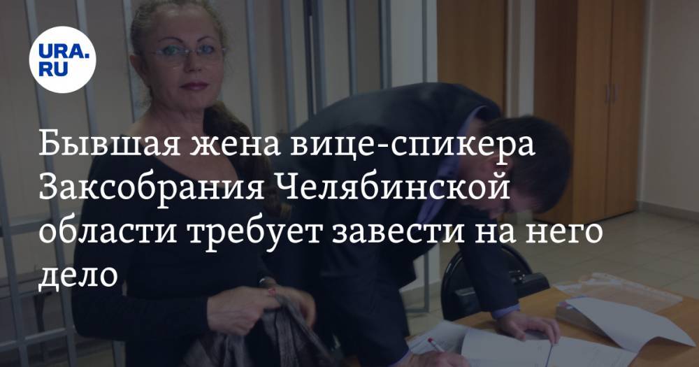 Бывшая жена вице-спикера Заксобрания Челябинской области требует завести на него дело