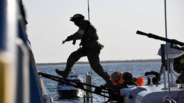 Как уничтожали "террористов" в Черном море: видео РИА Новости Крым