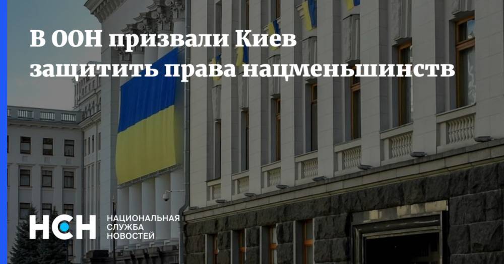 В ООН призвали Киев защитить права нацменьшинств