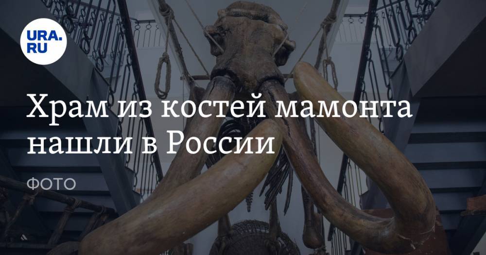 Храм из костей мамонта нашли в России. ФОТО