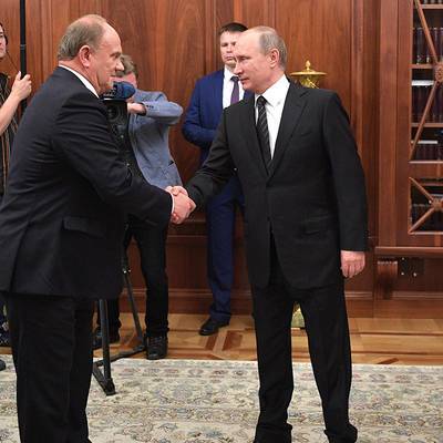 Владимир Путин встретился с лидером КПРФ Геннадием Зюгановым