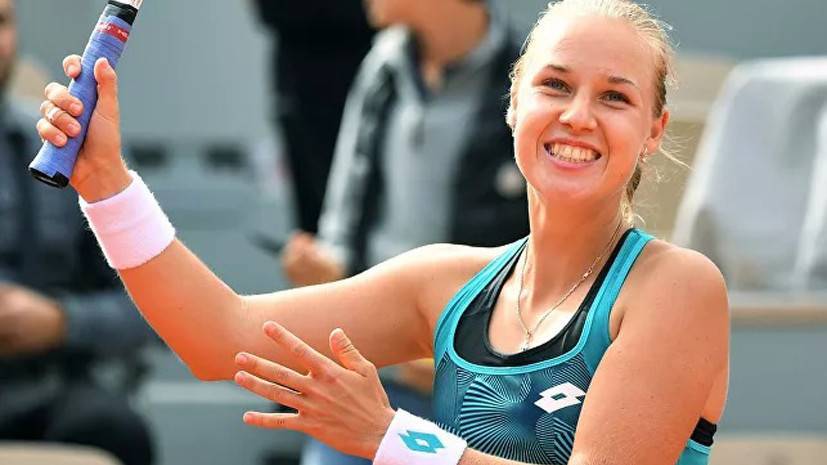 Блинкова вышла во второй круг турнира WTA в Гуанчжоу после отказа соперницы