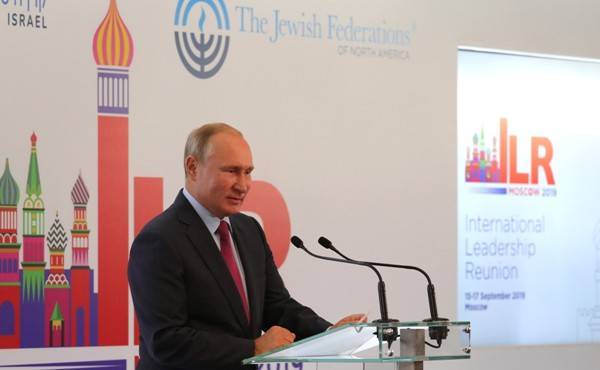 Путин: Израиль в России считают русскоязычным государством