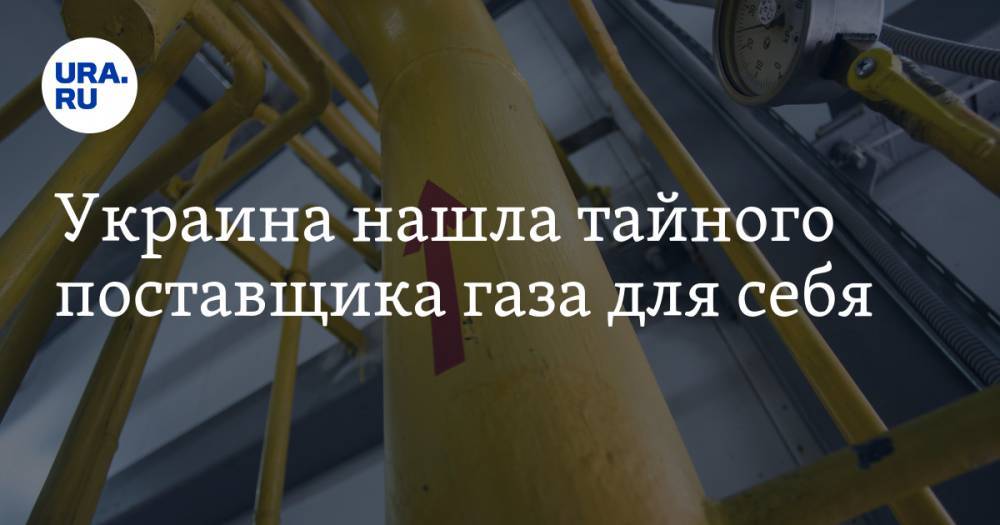 Украина нашла тайного поставщика газа для себя