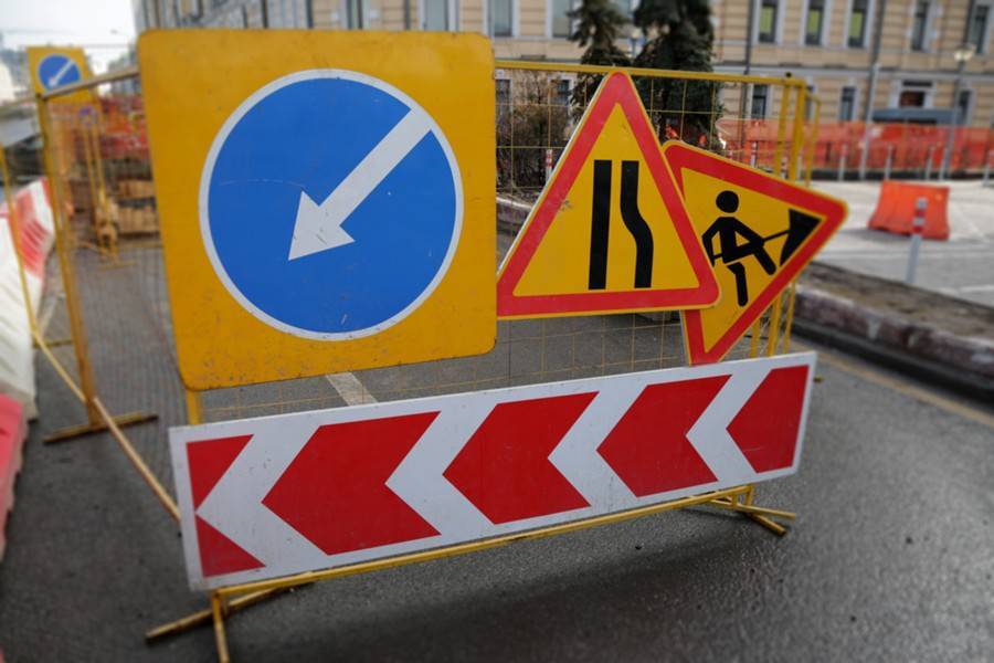 Движение в районе Киевского шоссе в Солнцеве ограничили до конца ноября