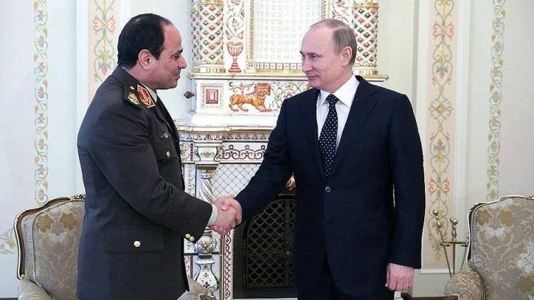 Путин встретится с президентом Египта в октябре в Сочи