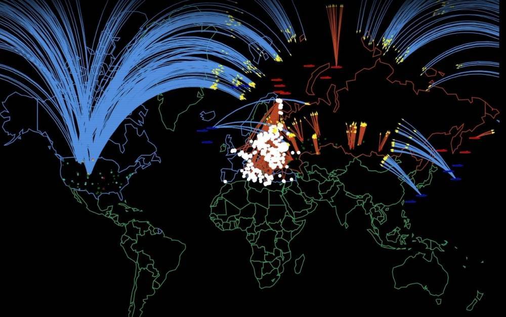 Ученые опубликовали видеоролик симуляции ядерной войны между США и РФ