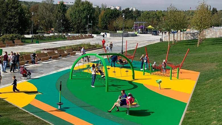 В Зеленограде обновили парк в рамках программы «Мой район»