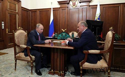 Зюганов предложил обсудить в Госдуме о «ремонт выборной системы». Путин согласился