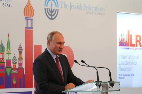 Путин признался, что воспринимает Израиль как русскоязычное государство