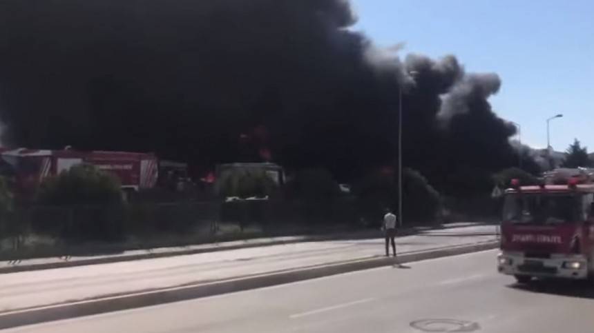 Видео: мощный взрыв произошел на химическом заводе в Турции