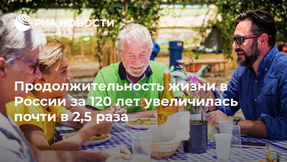 Продолжительность жизни в России за 120 лет увеличилась почти в 2,5 раза