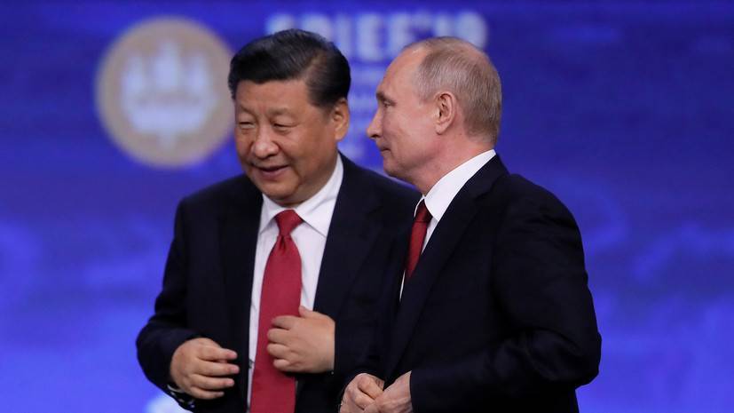 В МИД Китая рассказали о дружбе Путина и Си Цзиньпина