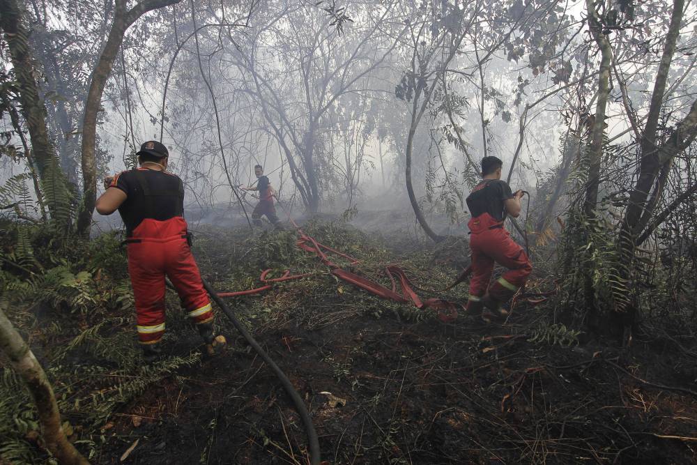 В Индонезии искусственно создали осадки для тушения пожаров