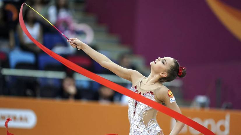 Сборная России победила в командном турнире на ЧМ по художественной гимнастике