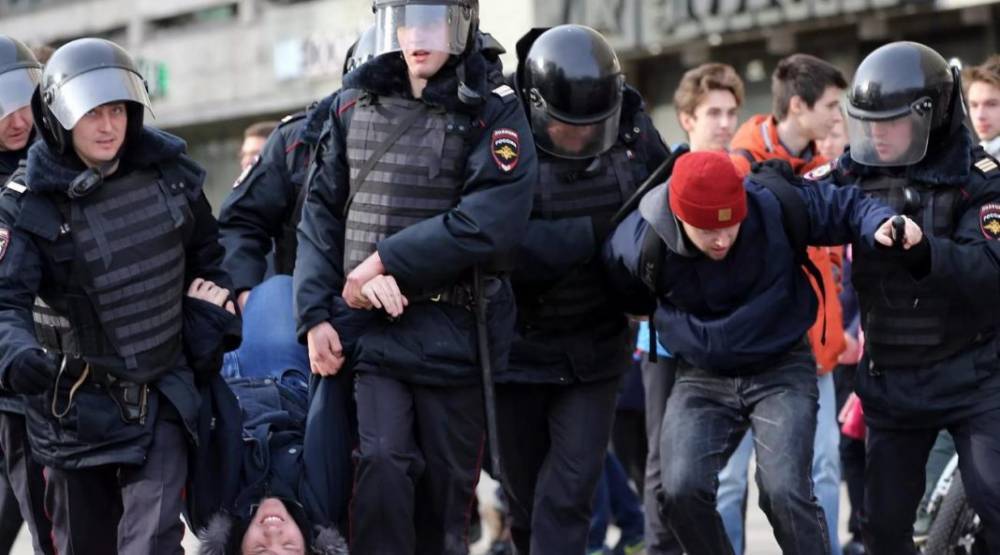 Полиция насчитала около 750 участников акции в Москве | СМИ 24 НОВОСТИ