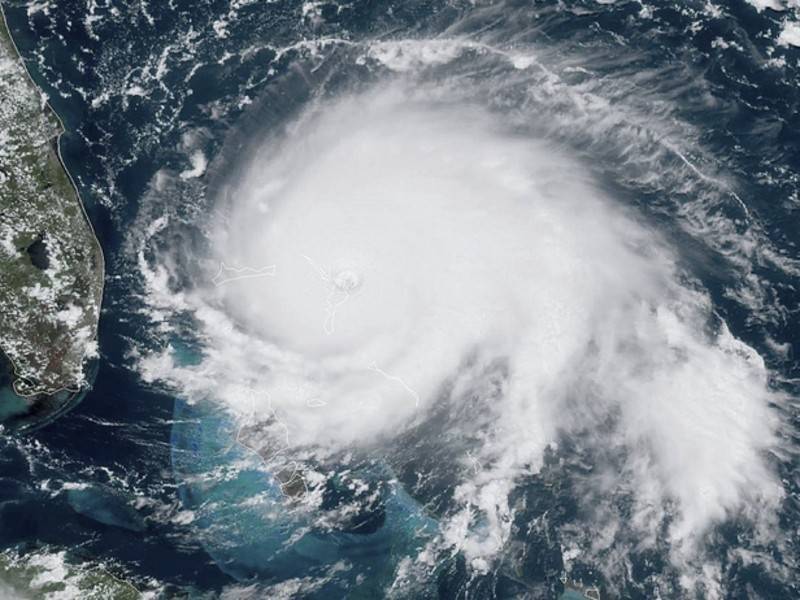 Опубликованы кадры из эпицентра урагана «Дориан» в США