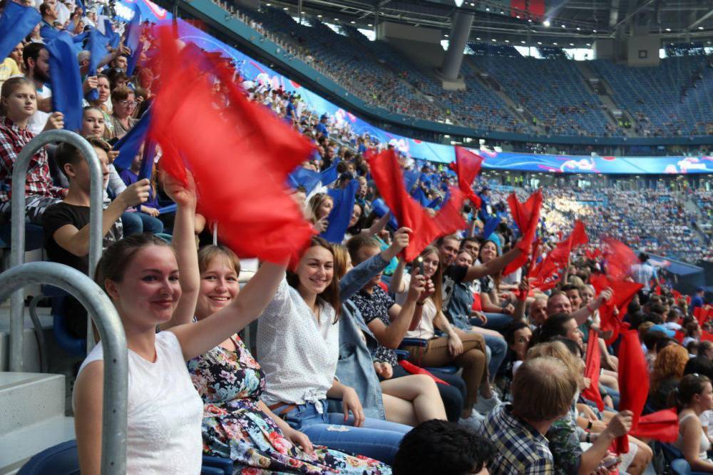 Россияне поделились восторгом от исполнения гимна России в Петербурге