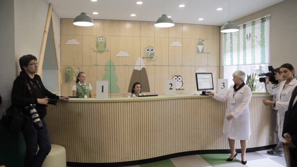 В поликлиническом отделении № 12 Центрального района Петербурга открыли новую регистратуру