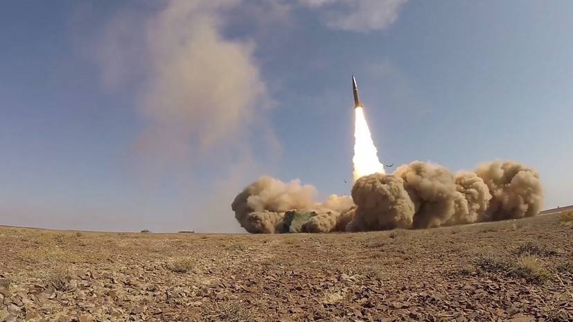 Комплексы «Искандер-М» провели боевые пуски ракет на полигоне Сарышаган — видео