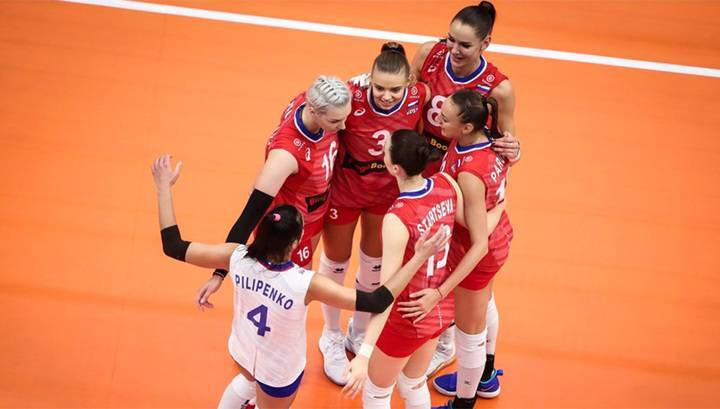 Волейбол. Женская сборная России обыграла соперниц из Доминиканской республики