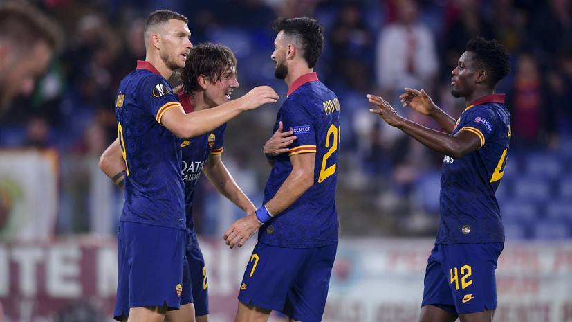 Мяч Джеко помог «Роме» разгромить «Истанбул Башакшехир» в матче Лиги Европы
