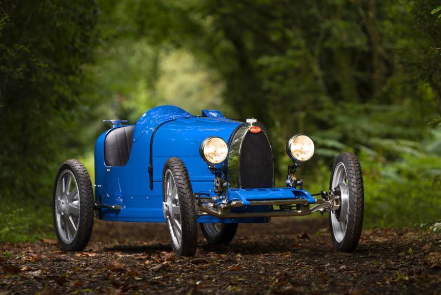 Серийный Bugatti Baby II: не совсем детский электромобиль