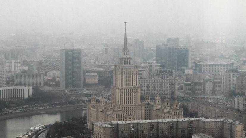 В Москве вновь объявили «оранжевый» уровень погодной опасности
