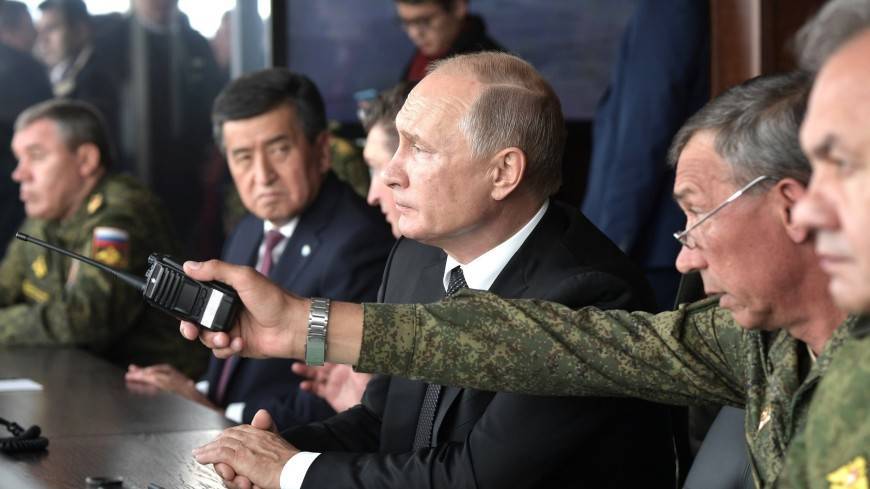 «Центр-2019»: Путин и Жээнбеков поблагодарили командование учений