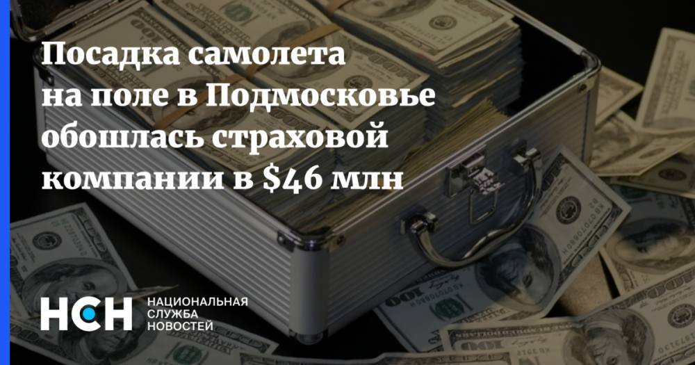 Посадка самолета на поле в Подмосковье обошлась страховой компании в $46 млн