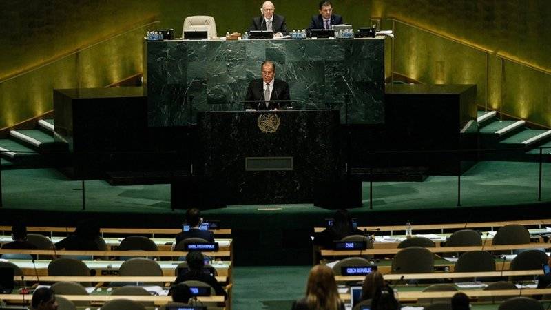Лавров выступит на полях ГА ООН 27 сентября