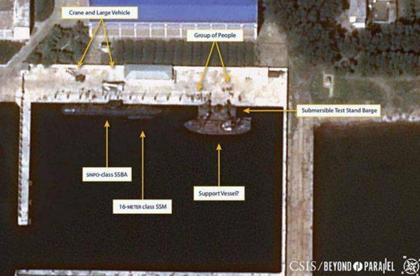 КНДР спустит на воду подлодку, способную нести баллистические ракеты 