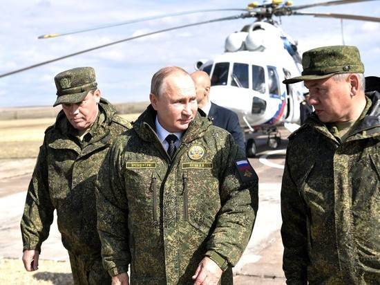 Путину показали «огненный мешок» и «вертолетную карусель»