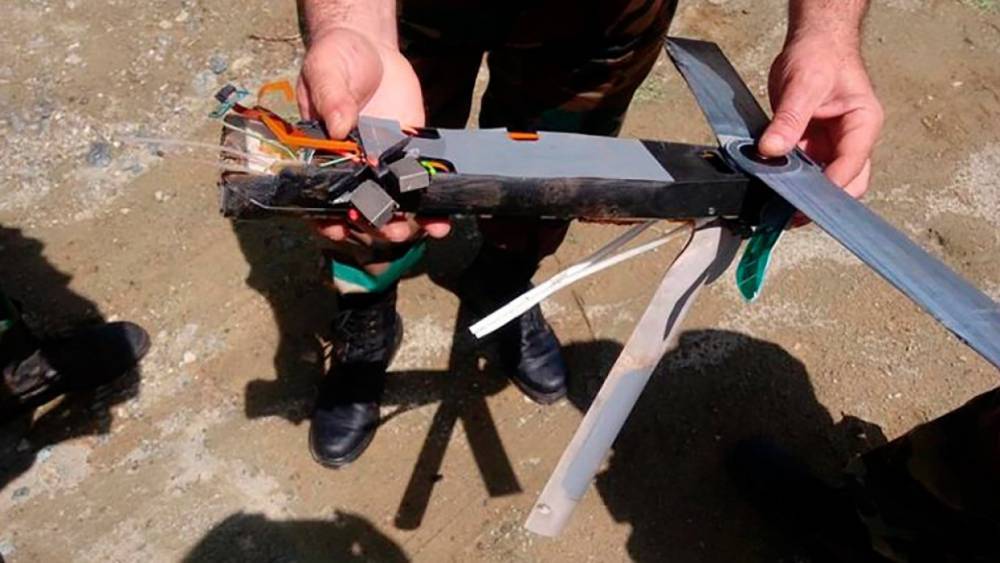 Сирийская армия перехватила беспилотник с кассетными бомбами на юго-западе страны
