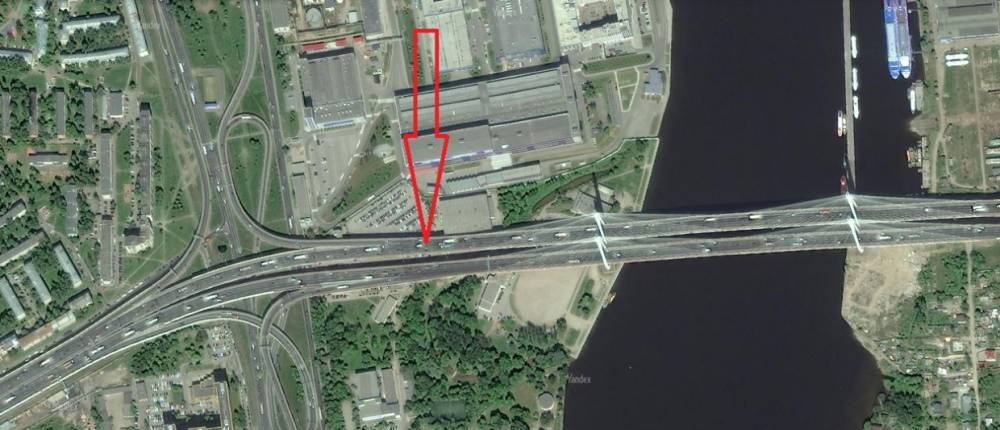 Из-за ремонта Большого Обуховского моста на 57-м км КАД будут работать только две полосы