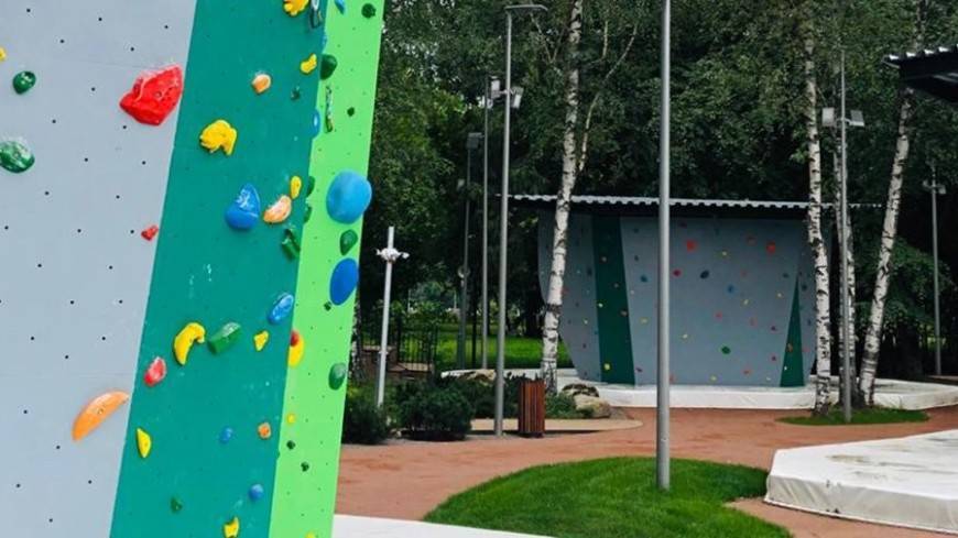 Собянин: 16-метровый скалодром появился в «Лужниках»