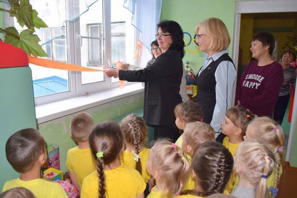 В детском саду Коми торжественно открыли окна