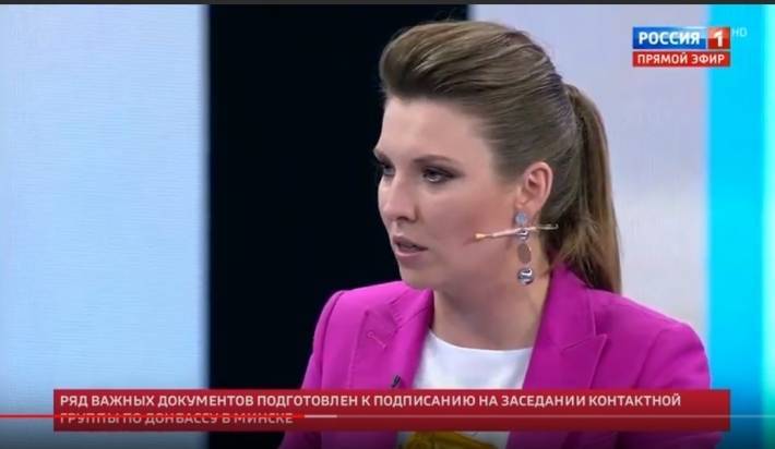 Скабеева парировала высказывание&nbsp;украинской журналистки&nbsp;о «трупе» России