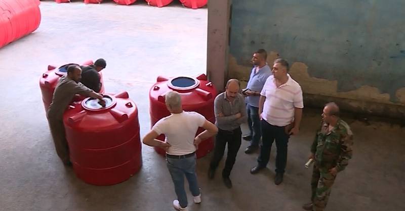 В Дамаске заработал завод по производству пластиковой мебели