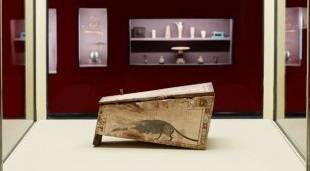 Мумию мыши в саркофаге привезли на выставку в Милан