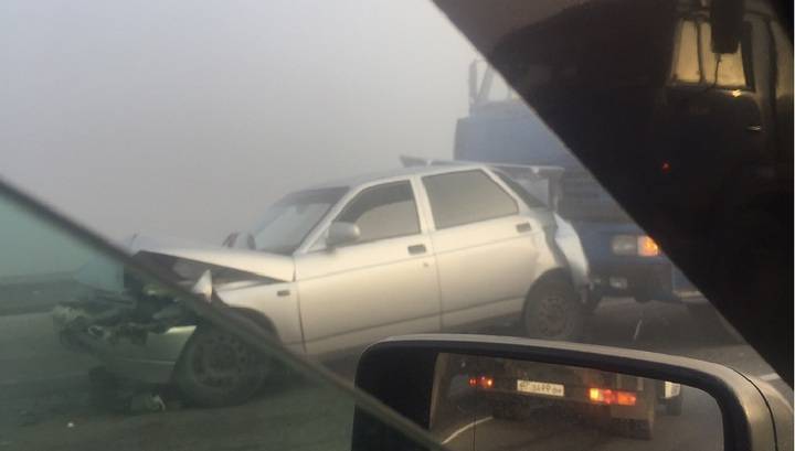 Дым и туман спровоцировали серию ДТП на трассе в Воронежской области