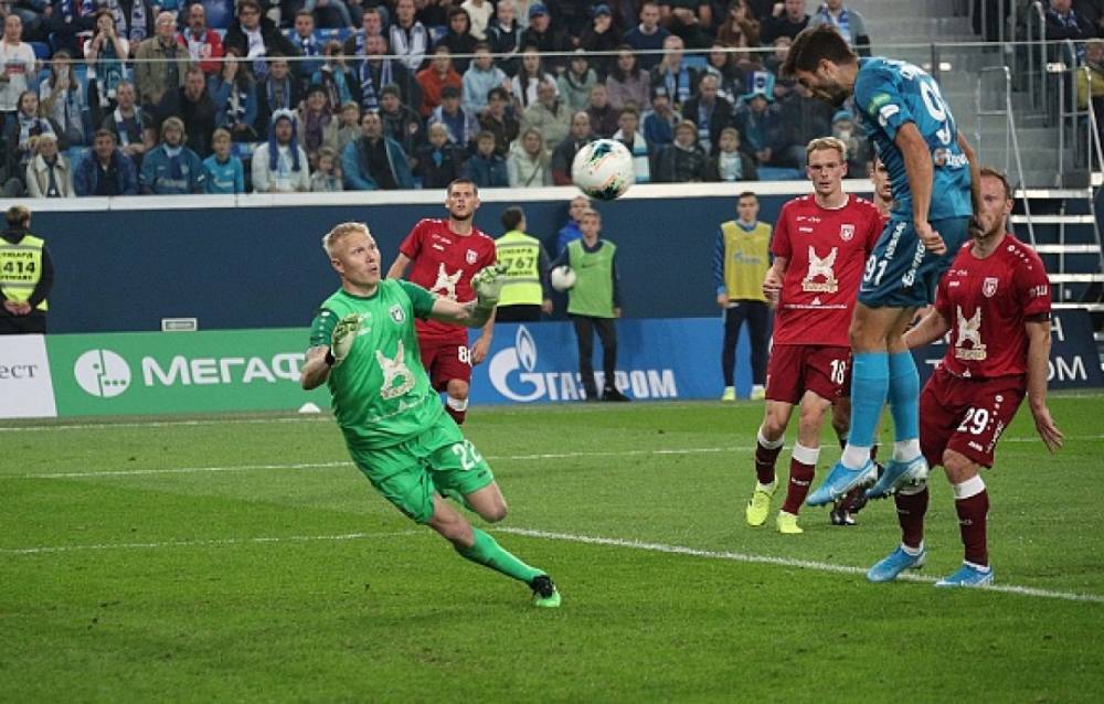 «Зенит» забил пять безответных мячей в ворота «Рубина» в домашней игре