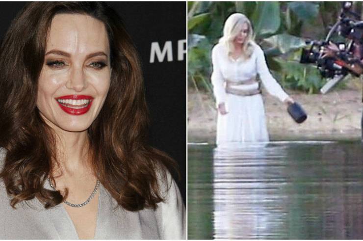 Анджелина Джоли превратилась в блондинку для роли летающей супергероини