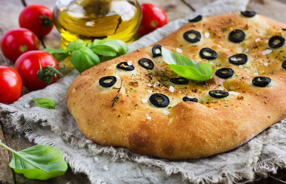 Итальянский хлеб — Фокачча с сыром
