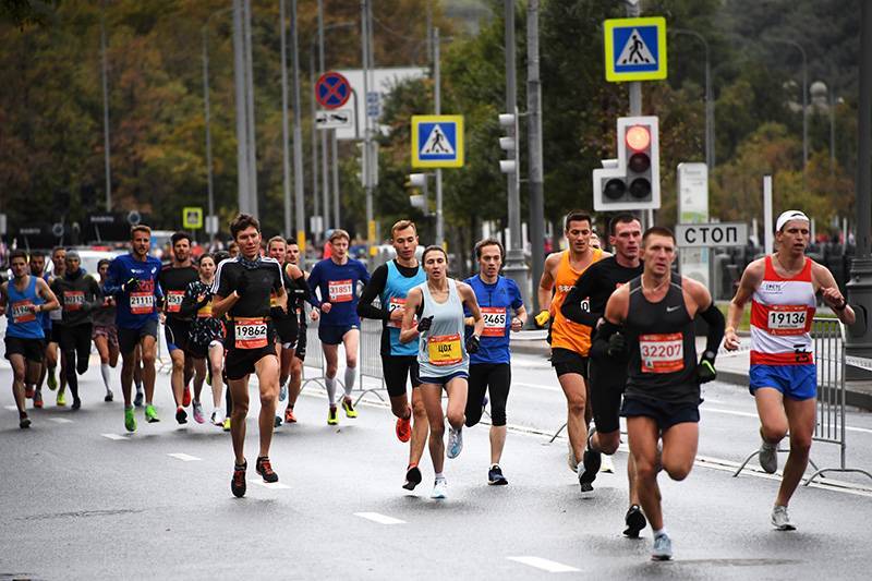 Московский марафон собрал десятки тысяч участников